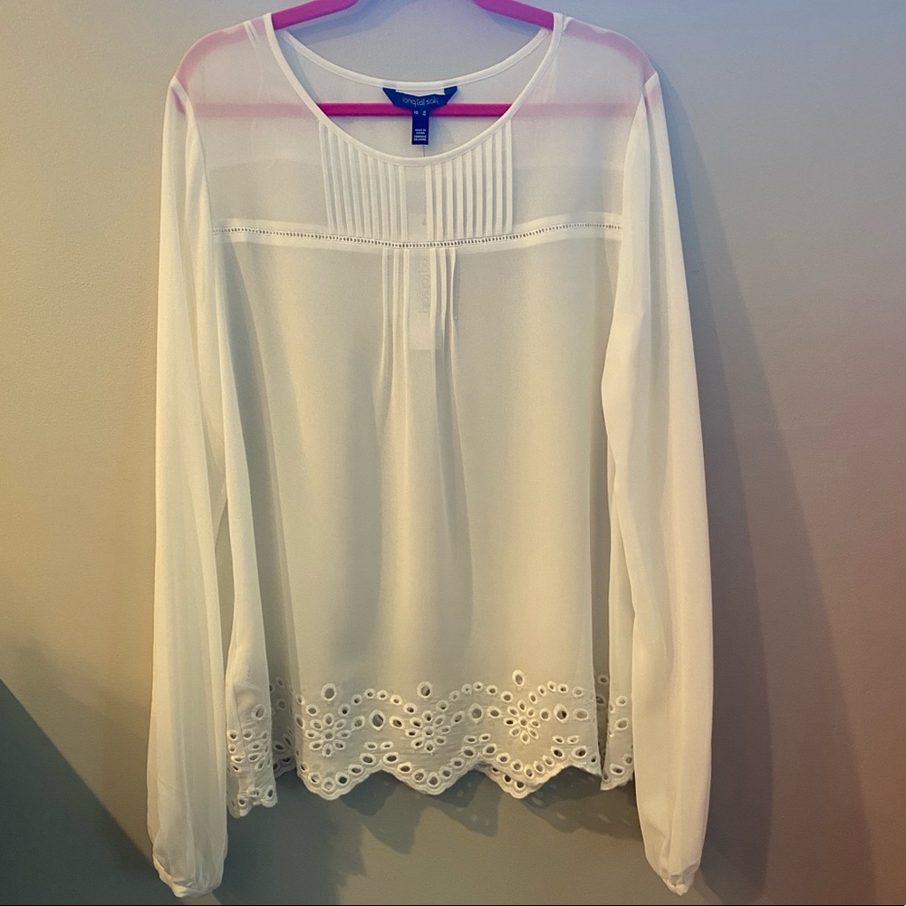 Ivory Long Tall Sally Blouse